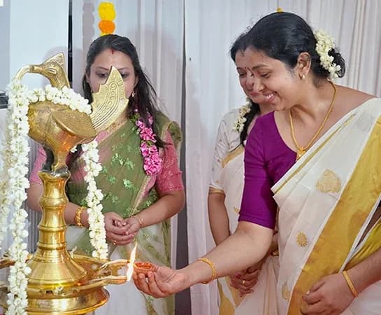 Lamp lightning ceremony