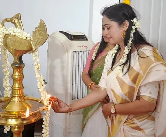 Lamp lightning ceremony
