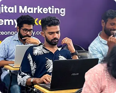 Student looking in Laptop