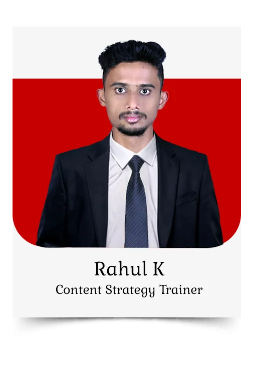 Rahul K | Digital Marketing Executive